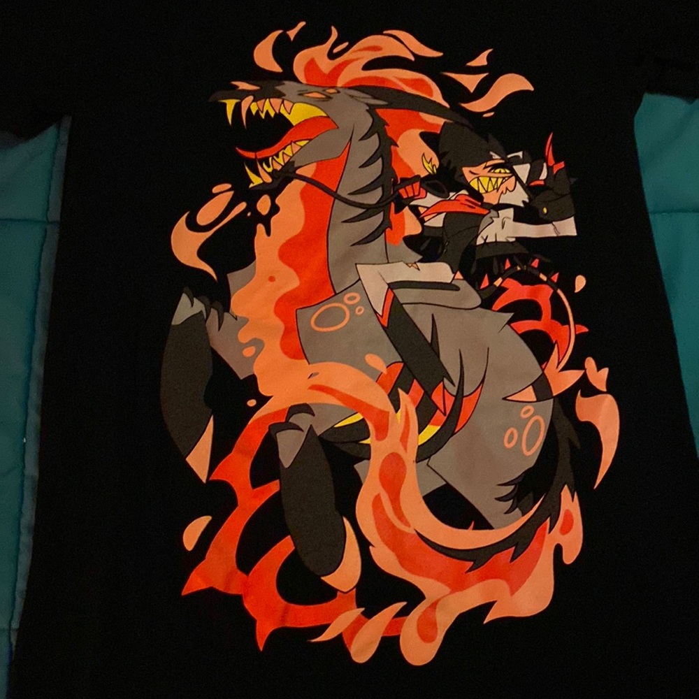 Authentic Helluva Boss Striker Shirt Sz Small